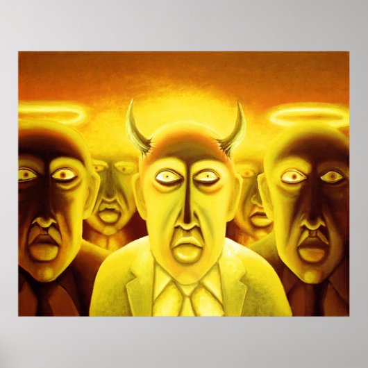 Teufel und Engel Poster (Vorne)