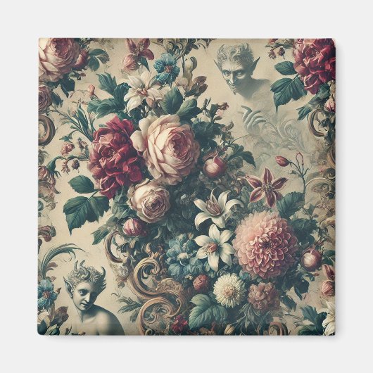 Teufel von Dandy - Gotisch Viktorianisch Magnet (Vorne)