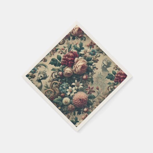 Teufel von Dandy - Gotisch Viktorianisch Serviette (Ecke)