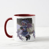 Teufel Weihnachtsmann Tasse (Links)