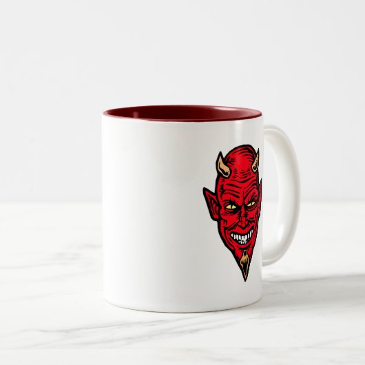 Teufel Zweifarbige Tasse (VorderseiteRechts)