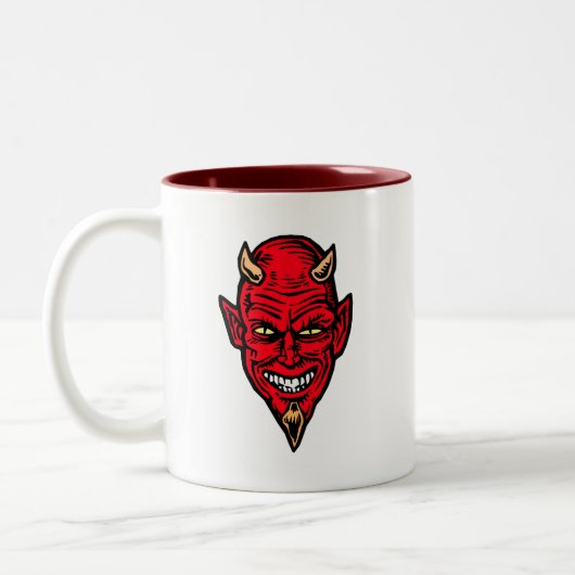 Teufel Zweifarbige Tasse (Links)