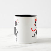 Teufel Zweifarbige Tasse (Mittel)
