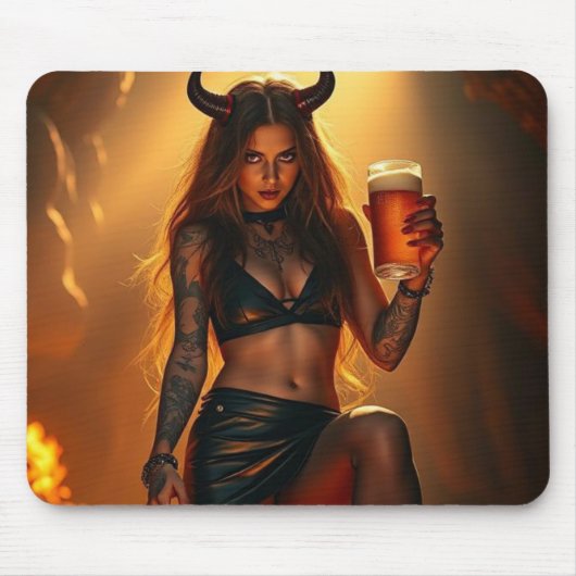 Teufelbier Mousepad (Vorne)