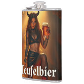 Teufelbier: straight from hell flachmann (Links)
