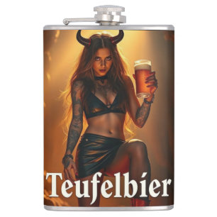 Teufelbier: straight from hell flachmann