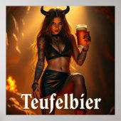 Teufelbier: straight from hell poster (Vorne)