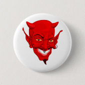 Teufelgesicht Button (Vorderseite)