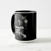 Teufels-Fragekiste Tasse (Vorderseite Links)