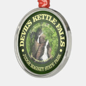 Teufel's Kettle Falls Ornament Aus Metall (Links)