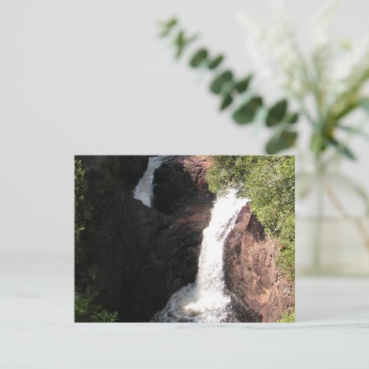 Teufel's Kettle Falls Postkarte (Stehend Vorderseite)