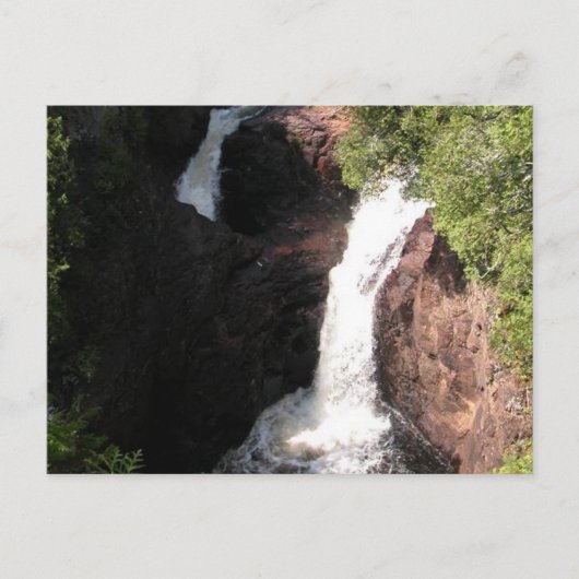Teufel's Kettle Falls Postkarte (Vorderseite)