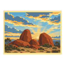 Teufels Murmeln Australien Vintage Reise
