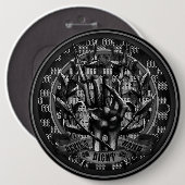 Teufel's rechte Hand Button (Vorne & Hinten)