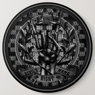 Teufel's rechte Hand Button