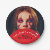 Teufelsballon, Halloween-Party Pappteller (Vorderseite)