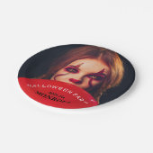 Teufelsballon, Halloween-Party Pappteller (Schrägansicht)