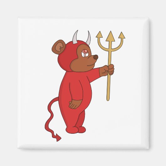 Teufelsbär Magnet (Vorne)