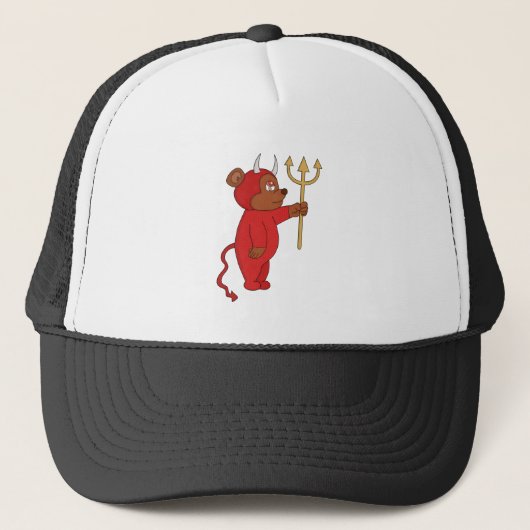 Teufelsbär Truckerkappe (Vorderseite)