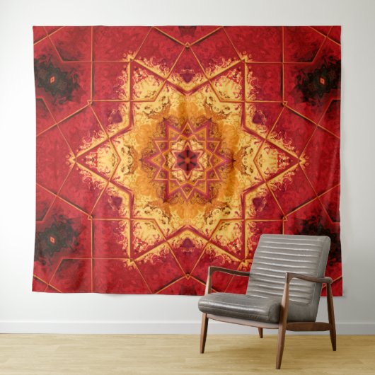 Teufelsboden - Muster Wandteppich (Beispiel (Horizontal))