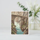 Teufelsbrücke, Andermatt, Schweiz Vintag Pho Postkarte (Stehend Vorderseite)