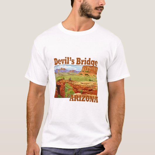 Teufelsbrücke, Arizona T-Shirt (Vorderseite)