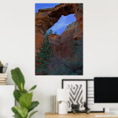 Teufelsbrücke in Sedona, AZ 3445 Poster (Heimbüro)