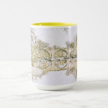 Teufelsbrücke Kirkby Lonsdale Bleistiftskizze