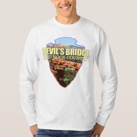 Teufelsbrücke (Pfeilspitze) T-Shirt (Vorderseite)