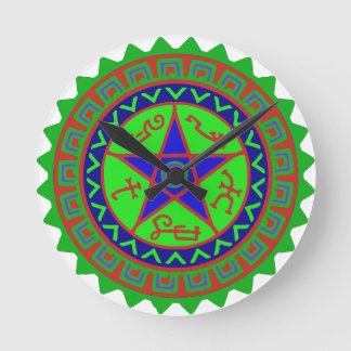 Teufelsfalle Runde Wanduhr