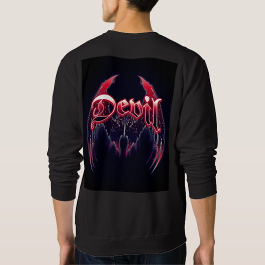 TEUFELSFLÜGEL SWEATSHIRT (Rückseite)