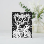 Teufelsgesicht Postkarte (Stehend Vorderseite)