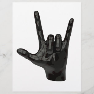 Teufelshörner Hand