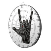 Teufelshornhand Dartscheibe (Vorderseite rechts)