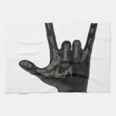 Teufelshornhand Küchentuch (Horizontal)