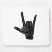 Teufelshornhand Mousepad (Vorne)
