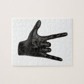 Teufelshornhand Puzzle (Horizontal)