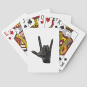Teufelshornhand Spielkarten (Rückseite)