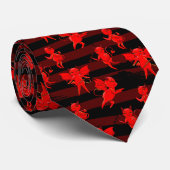 Teufelskelmuster Krawatte (Gerollt)