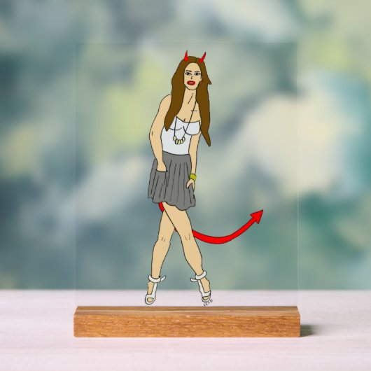 Teufelskerl Acrylschild (Neutral)