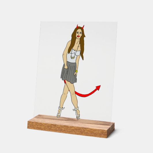 Teufelskerl Acrylschild (Winkel)