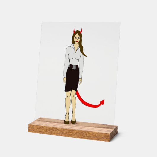 Teufelskerl Acrylschild (Winkel)