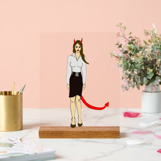 Teufelskerl Acrylschild (Hochzeit)