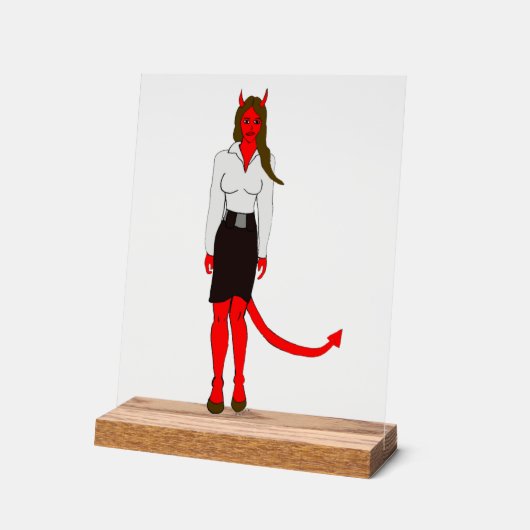 Teufelskerl Acrylschild (Winkel)