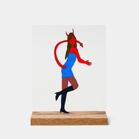 Teufelskerl Acrylschild (Vorderseite)