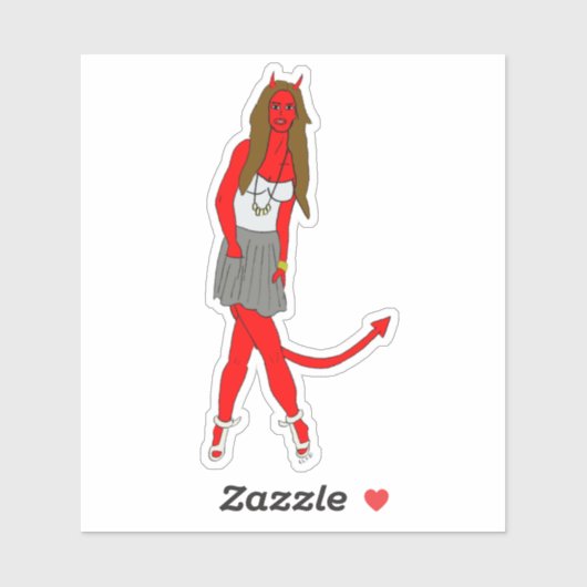 Teufelskerl Aufkleber (Blatt)