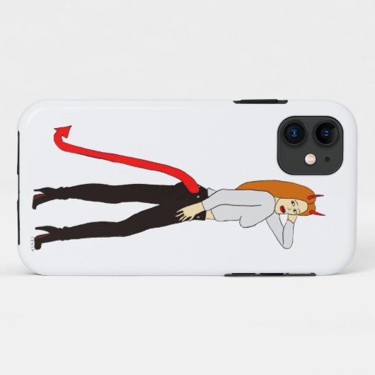 Teufelskerl Case-Mate iPhone Hülle (Rückseite (Horizontal))