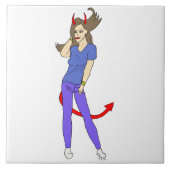 Teufelskerl Fliese (Vorderseite)