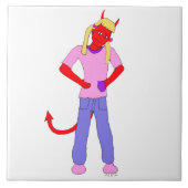 Teufelskerl Fliese (Vorderseite)