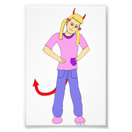 Teufelskerl Fotodruck (Vorne)